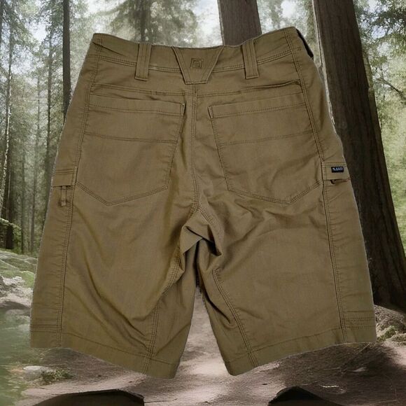 5.11 TACTICAL APEX 11" Short 73334 Outdoor Field Dark Khaki Size 28 READ DESC - Picture 8 of 9